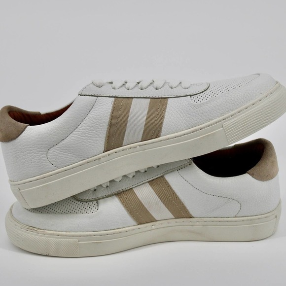 VINCE Camuto Salim Court Sneaker Men’s Size 8.5 in White NEW - Picture 6 of 10